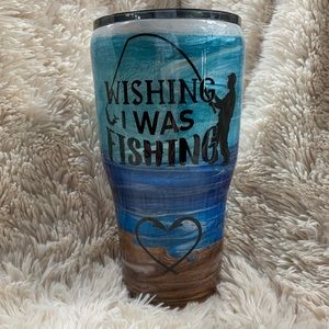 30oz Tumbler Fishing Design Great 4 Father’s Day